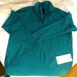 Lululemon Men’s Textured Knit Half-Zip Sweater